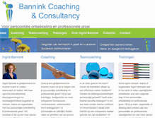 Tablet Screenshot of banninkcoaching.nl
